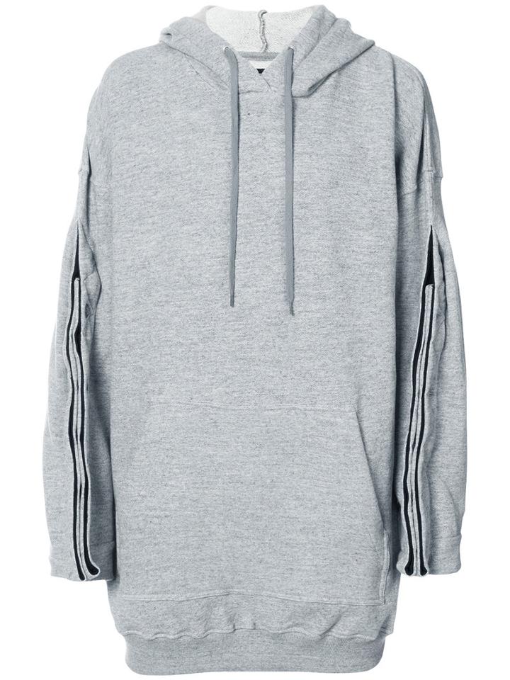 Y / Project - Oversized Hoodie - Men - Cotton/spandex/elastane - S, Grey, Cotton/spandex/elastane