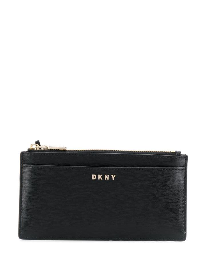 Dkny Saffiano Leather Bifold Wallet - Black