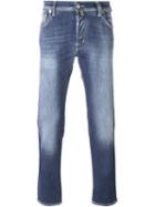 Jacob Cohen Straight Leg Jeans, Men's, Size: 31, Blue, Cotton/polyester/spandex/elastane