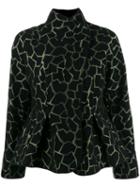 Emporio Armani Giraffe Print Jacket - Black