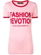 Dolce & Gabbana Fashion Devotion T-shirt - Pink