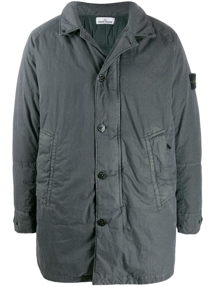 Stone Island Down Coat - Grey