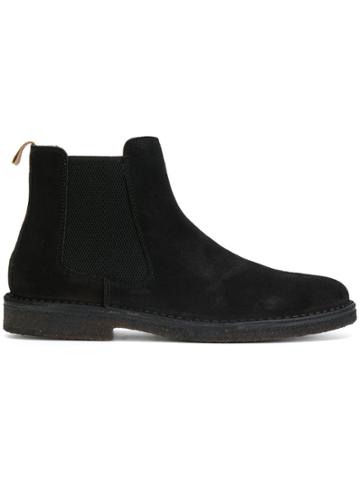 Astorflex Stretch Panel Ankle Boots - Black