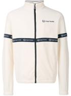 Sergio Tacchini Velvet Zip Front Sweatshirt - White