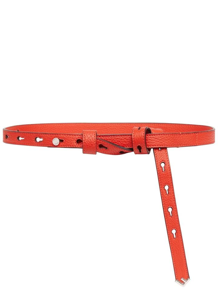 Fendi Skinny Wrap Belt - Red