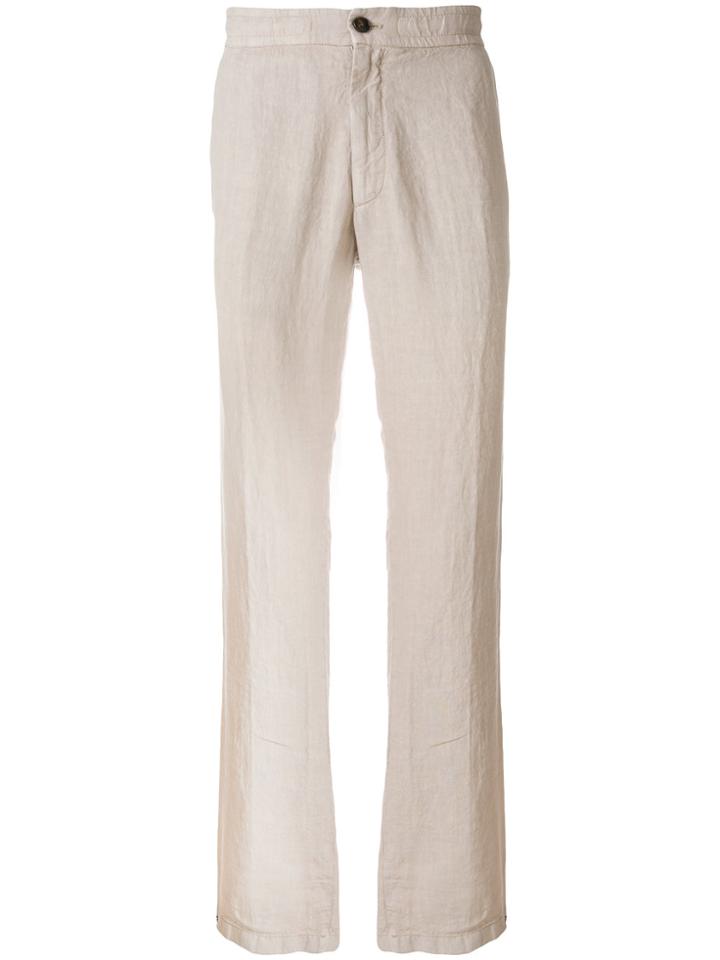 Z Zegna Tailored Fitted Trousers - Brown