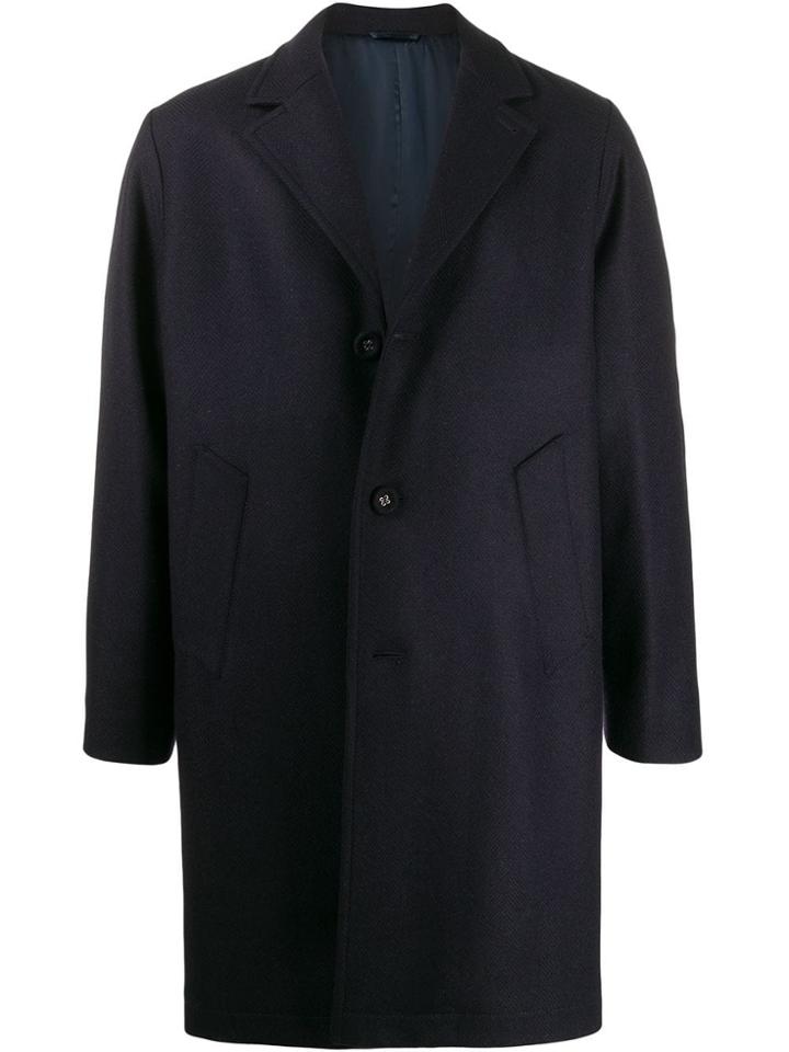 Officine Generale Single-breasted Coat - Blue