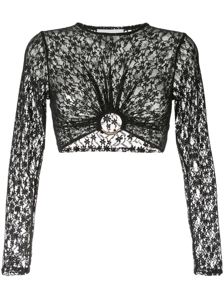 Alice Mccall On + On Crop Top - Black