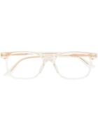 Bottega Veneta Eyewear Square Clear-frame Glasses - Neutrals
