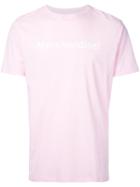 Soulland - 'merchandise!' Print T-shirt - Men - Cotton - L, Pink/purple, Cotton