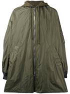 Juun.j - Hooded Oversized Coat - Men - Cotton/nylon/polyester/polyurethane - 48, Green, Cotton/nylon/polyester/polyurethane