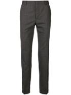Prada Tailored Check Trousers - Brown