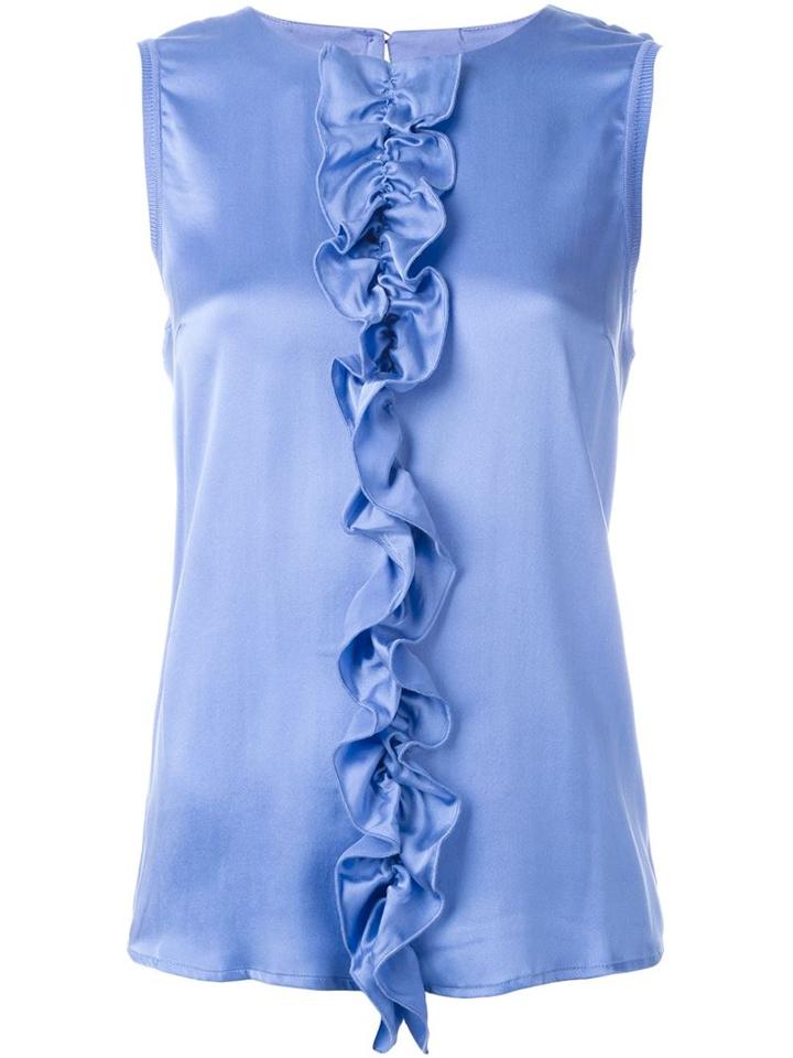 P.a.r.o.s.h. Safira Top, Women's, Size: M, Blue, Silk/spandex/elastane