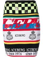 Iceberg Multipattern Logo Skirt - Yellow