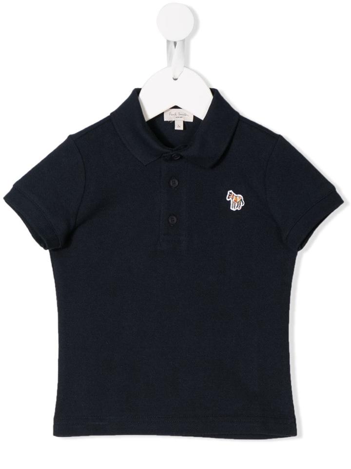 Paul Smith Junior Embroidered Horse Polo Shirt - Blue