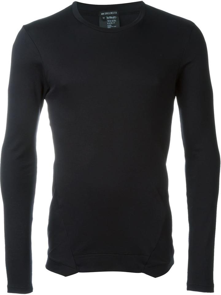 Ann Demeulemeester Blanche 'sea Island' Longsleeved T-shirt