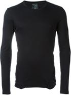 Ann Demeulemeester Blanche 'sea Island' Longsleeved T-shirt