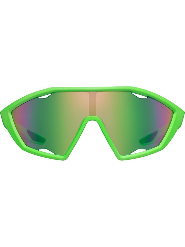 Prada Eyewear Linea Rossa Active Sunglasses - Green