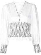 Alexis Davos Blouse - White