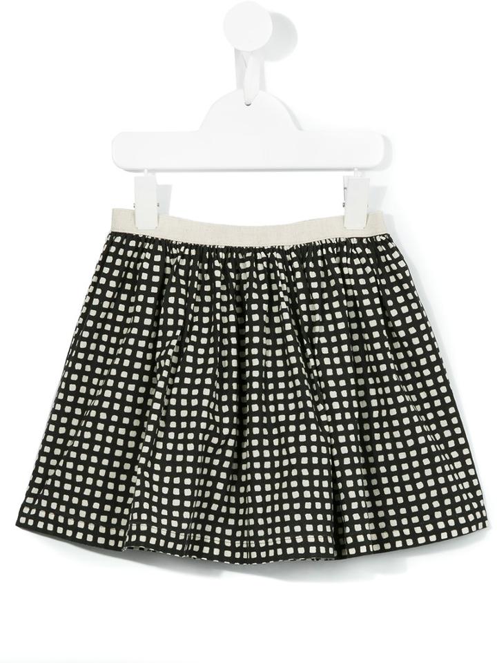 Babe And Tess Checked Full Skirt, Girl's, Size: 8 Yrs, Brown