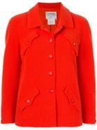 Chanel Pre-owned Four-pocket Buttoned Jacket - Red