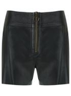 Talie Nk Leather Shorts, Women's, Size: 42, Black, Leather