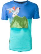 Dolce & Gabbana Parrot Island (blue) Print T-shirt, Men's, Size: 50, Cotton