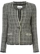 Isabel Marant Étoile 'leary' Bouclé Jacket, Women's, Size: 40, Black, Cotton/wool/linen/flax/other Fibers