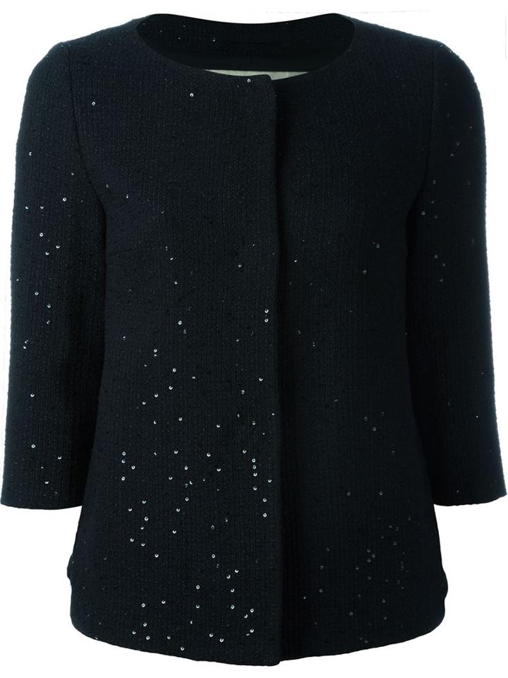 Herno Sequin Embellished Jacket