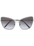 Dolce & Gabbana Eyewear Cuore Sacro Sunglasses - Metallic