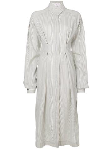Joshua Millard Button-up Shirt Dress - Nude & Neutrals