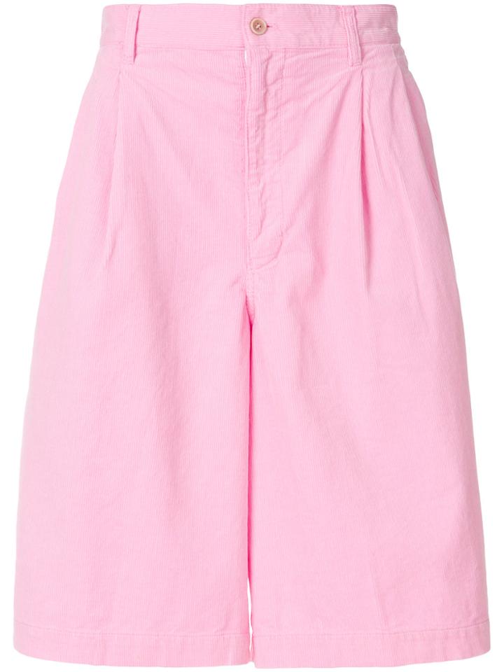 Comme Des Garçons Shirt Bermuda Shorts - Pink & Purple