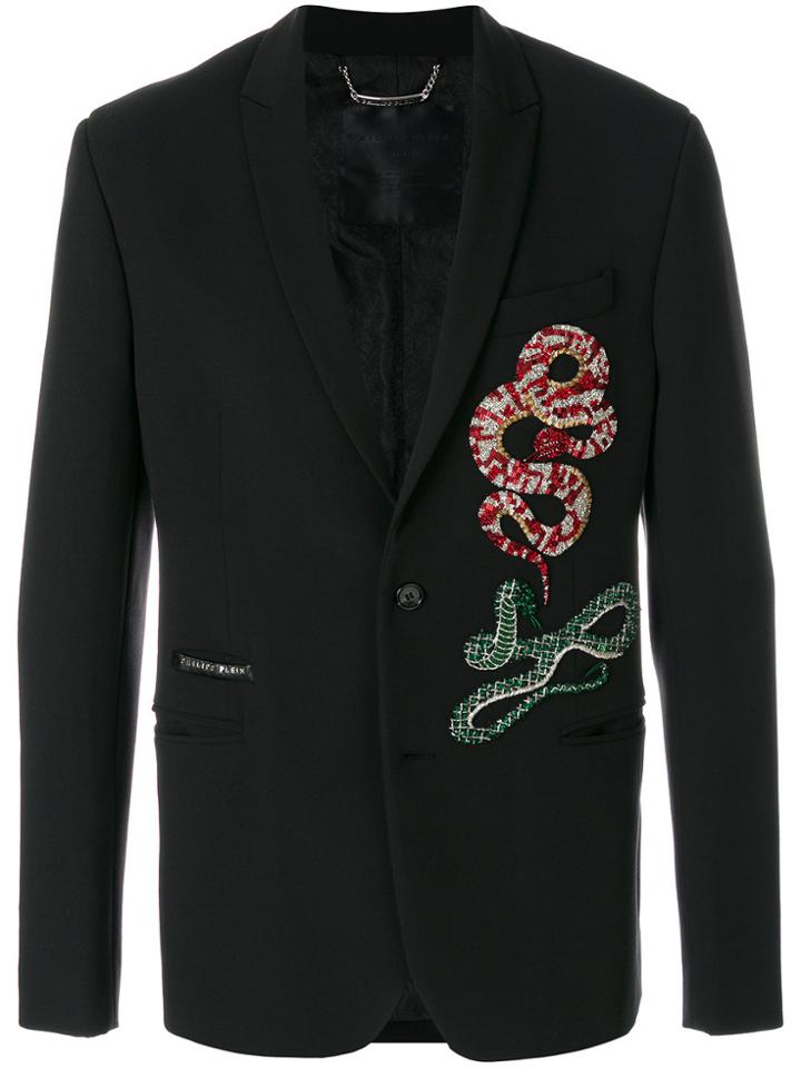 Philipp Plein Snakes Blazer - Black