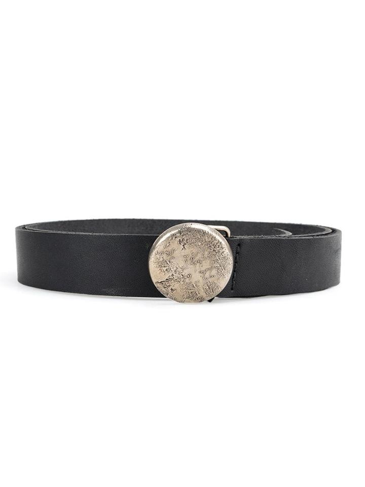 Werkstatt:münchen Round Buckle Belt - Black