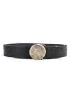 Werkstatt:münchen Round Buckle Belt - Black