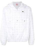 Supreme Lacoste Reflective Grid Jacket - White