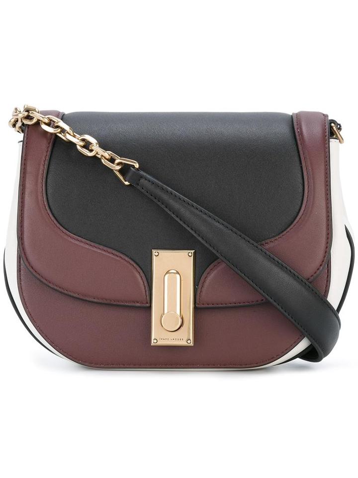 Marc Jacobs Tricolour West End Jane Shoulder Bag, Women's, Red, Polyurethane/acetate/leather