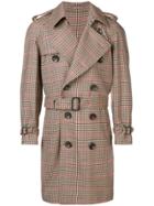 Gabriele Pasini Double Breasted Trench Coat - Neutrals