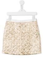 Kenzo Kids Crease-effect Skirt, Girl's, Size: 10 Yrs, Grey