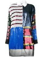 Hilfiger Collection Sequin Embroidered Shirt - Blue