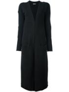 Calvin Klein Jeans Long Cardigan, Women's, Size: Medium, Black, Cotton/acrylic/polyamide/wool