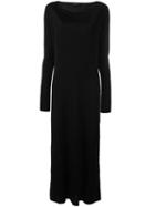 Open Back Dress - Women - Cotton/viscose - M, Black, Cotton/viscose, Andrea Ya'aqov
