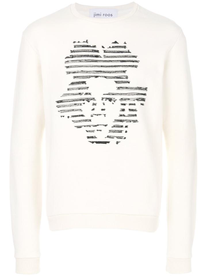 Jimi Roos Embroidered Sweatshirt - Nude & Neutrals