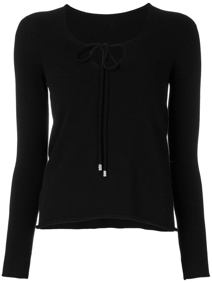 Twin-set Classic Fitted Top - Black