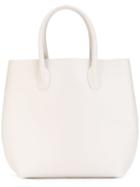 Eleventy - Large Flat Tote - Women - Cotton/leather - One Size, White, Cotton/leather