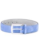 Kiton - Classic Belt - Men - Leather - 100, Blue, Leather