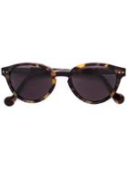 Moncler Tortoiseshell Cat Eye Sunglasses - Brown