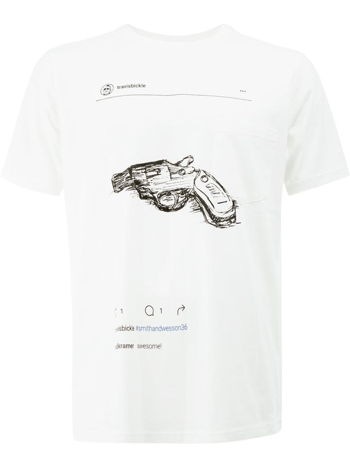 Takahiromiyashita The Soloist Gun Print T-shirt - White