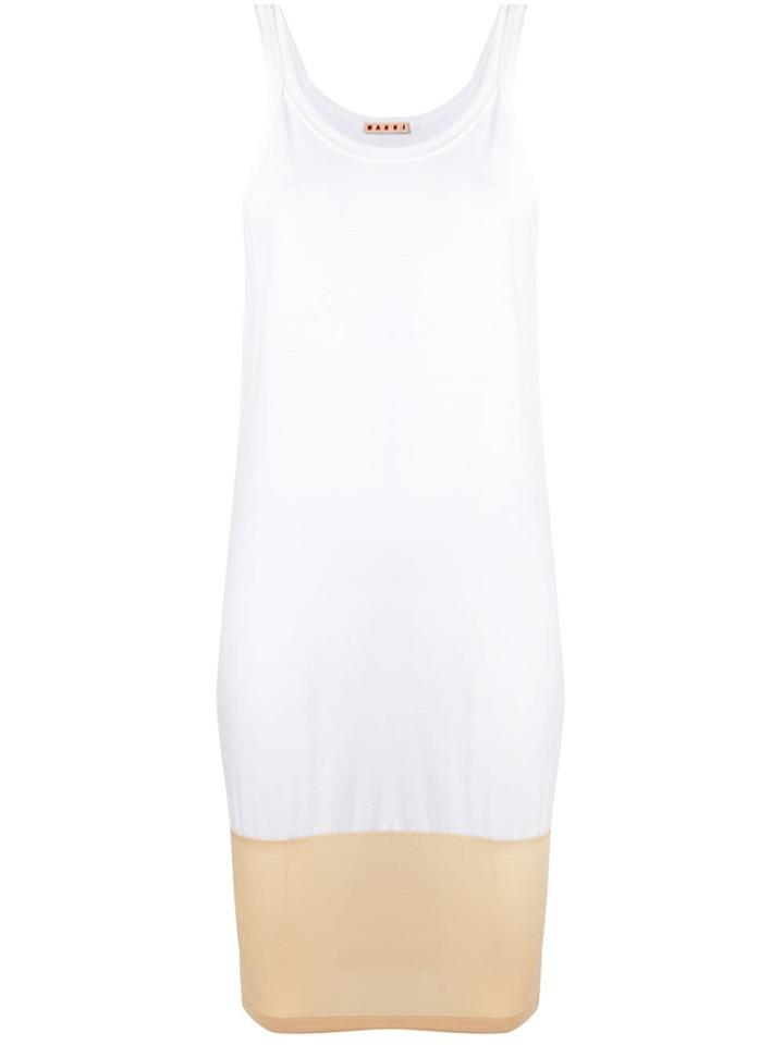 Marni Long Length Vest Top - White