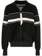 Daniel Patrick Velvet Track Jacket - Black